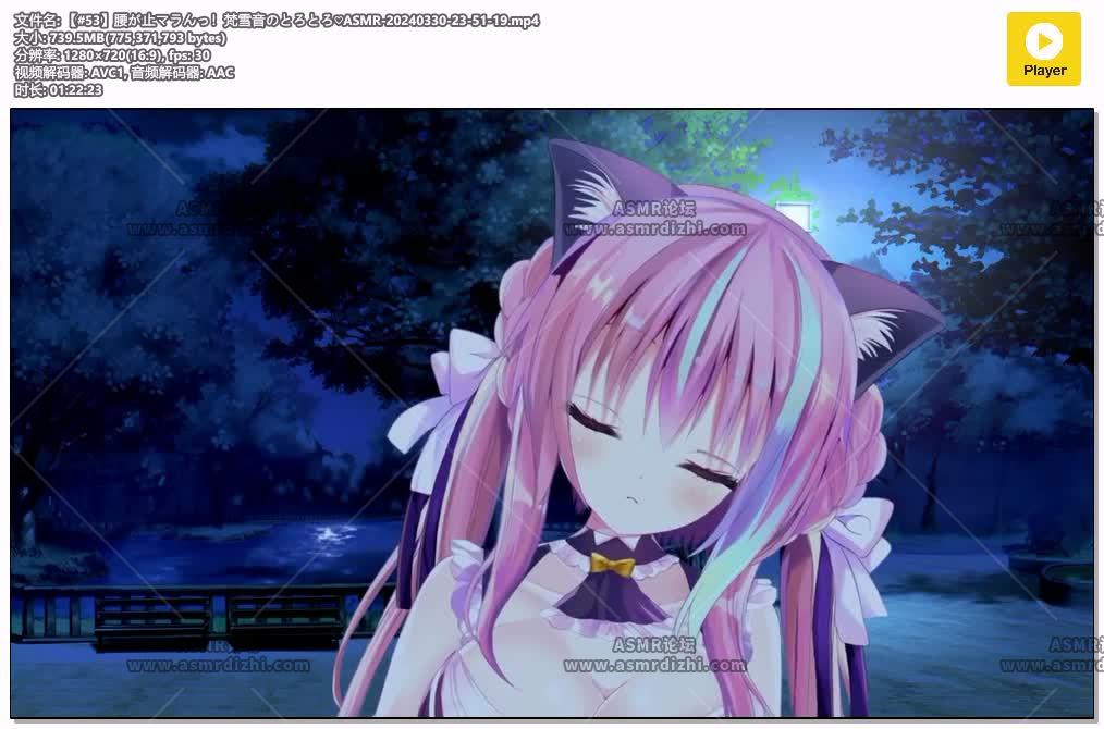 预览图：梵雪音ASMR第53回，舔耳调教 编号：357