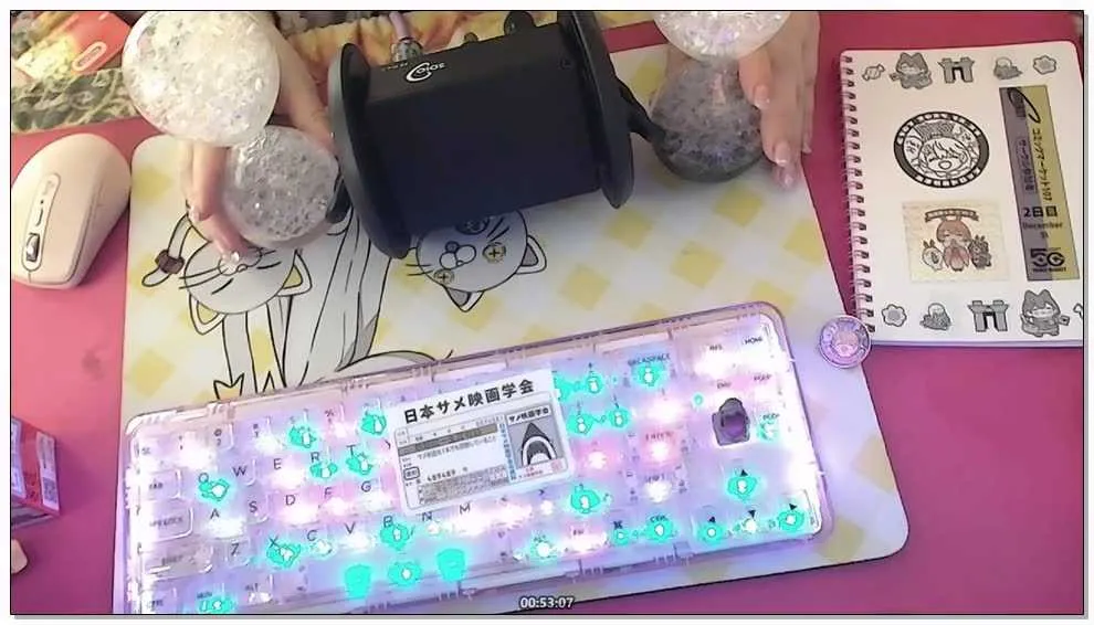 预览图：【ASMR】陽向葵ゅか的悠闲双耳杂谈 | 放松聊天 (#215) 编号：853